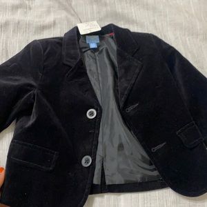 Baby boy black velvet Blazer